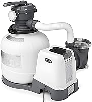 Intex SX2800 Krystal Clear Sand Filter Pump 2800 GPH - HydroAeration for Crystal Clear Pool Water, Easy Install