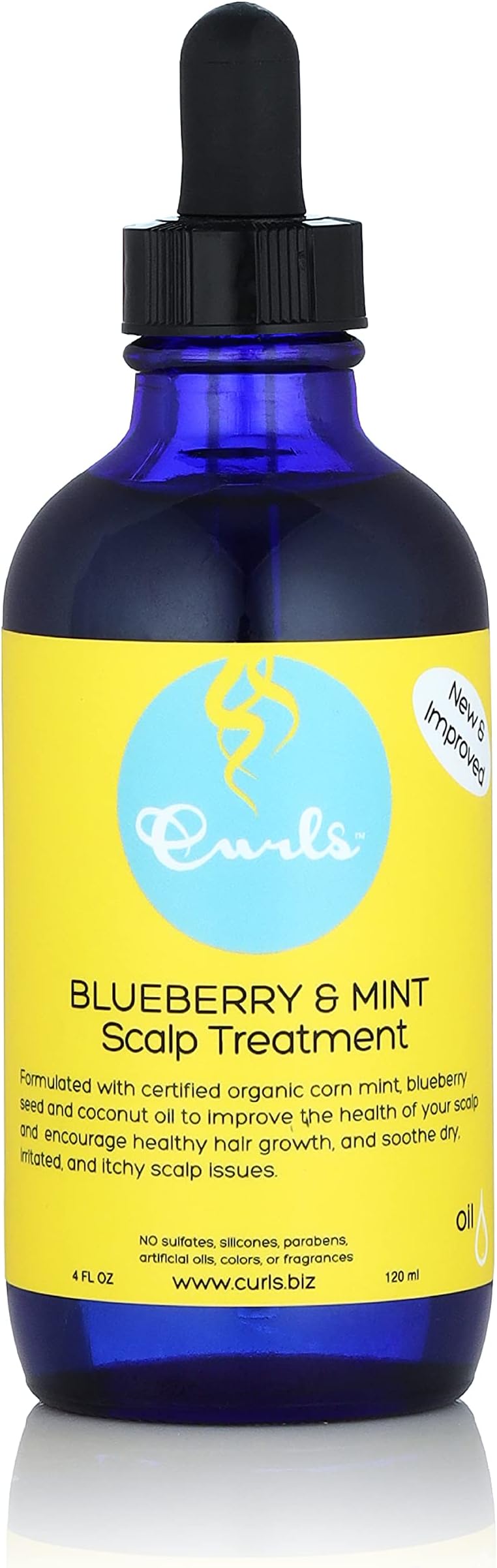 Curls Blueberry and Mint Tea Scalp Treatment - 4oz