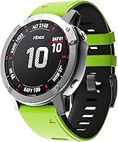 Vista 3 de ANCOOL Compatible con Fenix 7S Band - Correa de reloj suave de dos tonos para relojes inteligentes Fenix 5SFenix 5S PlusFenix 6SFenix 7SFenix 6S Pro
