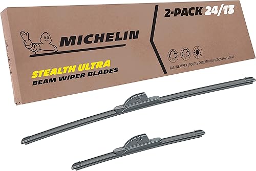 Michelin 19-2413SUBA Stealth Ultra Twin Pack de 24 y 13 pulgadas, limpiaparabrisas para Nissan Chevrolet, Fiat, Mazda, modelos años (paquete de 2)