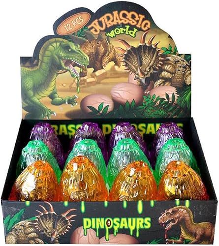 Miniatura 7 de Paquete de 12 figuras de monstruo de rompecabezas de dinosaurios en huevos para incubar huevos, figuras de acción de dinosaurios construibles en 3D