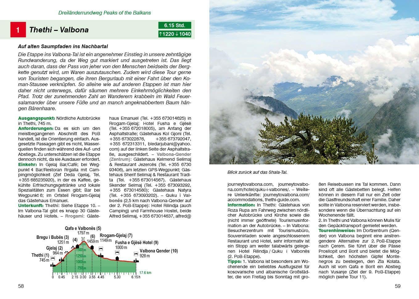 ROTHER Wanderführer Peaks of the Balkans: Albanien, Kosovo und Montenegro: Alle Etappen des Dreiländerrundwegs. Mit GPS-Tracks