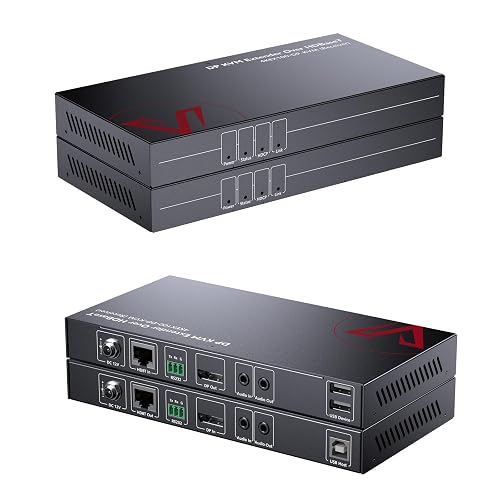 AV Access HDBaseT DisplayPort KVM Extender 4K30 DP 1.2 100m