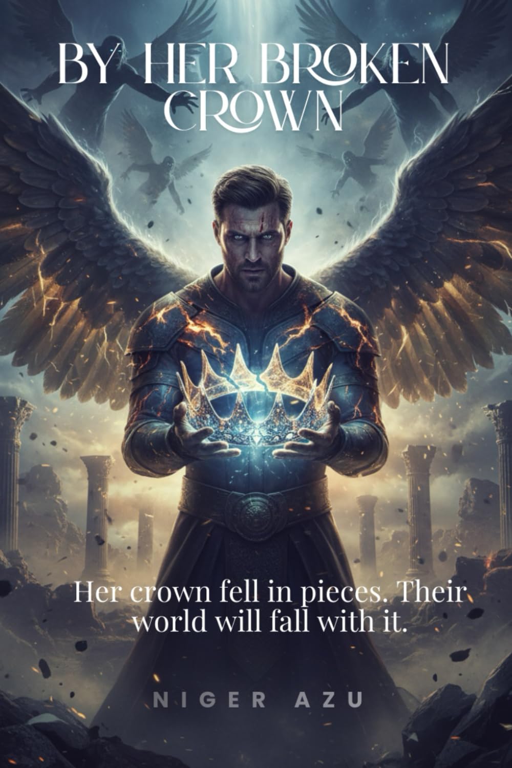 BY HER BROKEN CROWN Series, Book 1: Her crown fell in pieces. Their world will fall with it.
