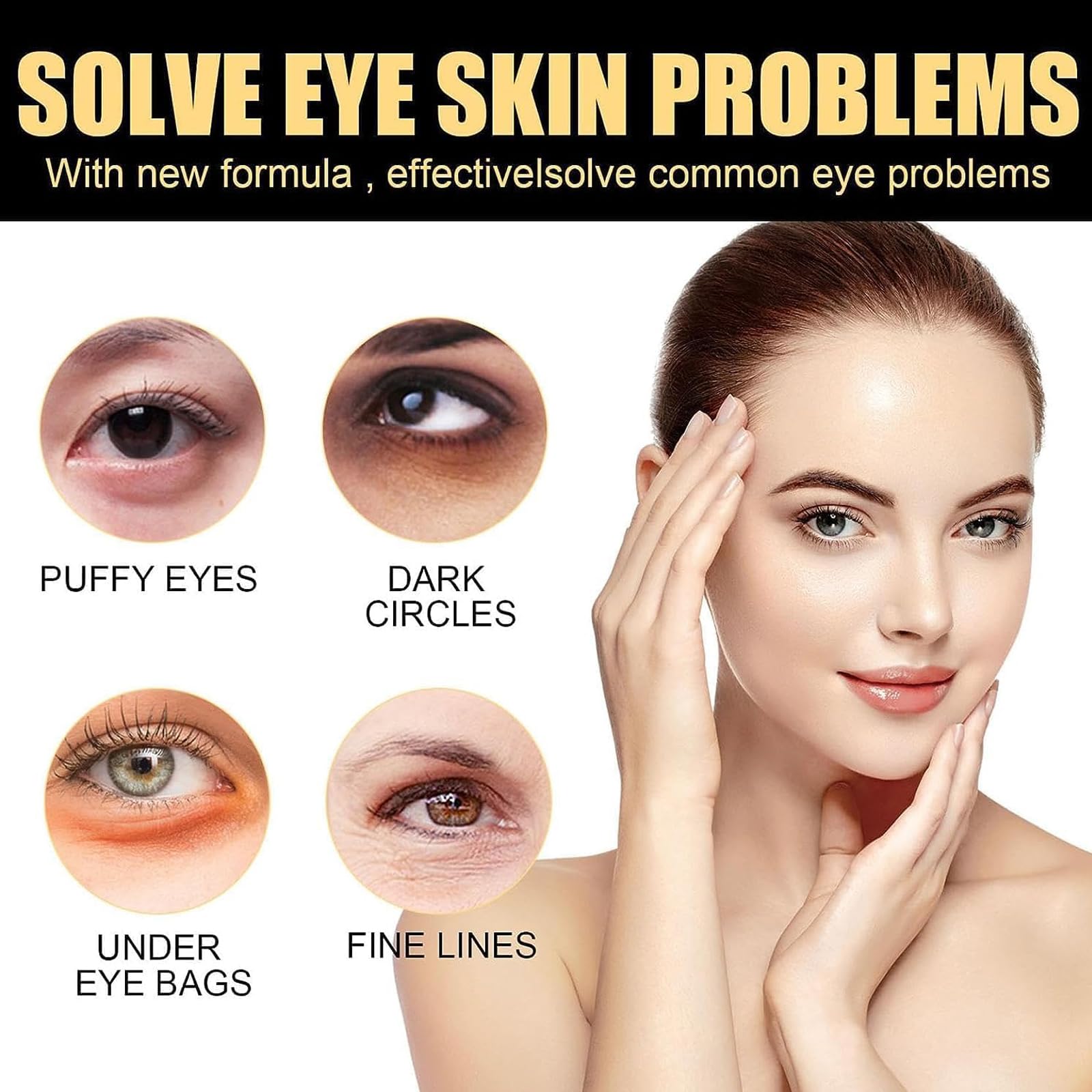 Celyn Instant Firm Eye Tightener, Ksndurn Eye Bag Cream, Reduce Eye Bags, Fade Fine Lines, Dark Circles - Image 3