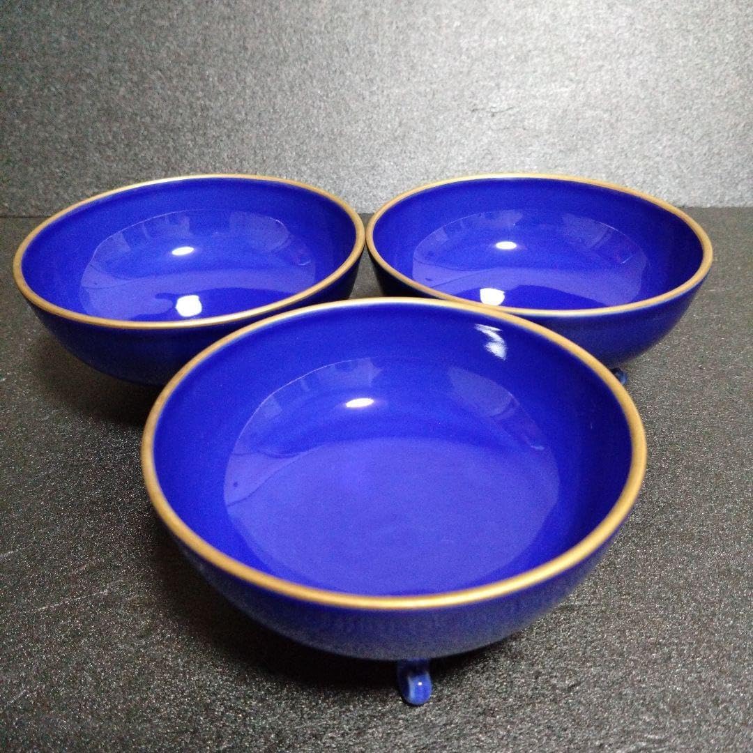 未使用 有田焼 幸楽窯 3点脚小鉢3個 料亭 テーブルコーディネート 新生活 有田焼 幸楽窯 3点脚小鉢3個 料亭 テーブルコーディネート 新