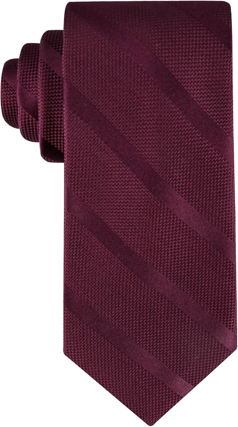 Tommy Hilfiger solid textured stripe tie