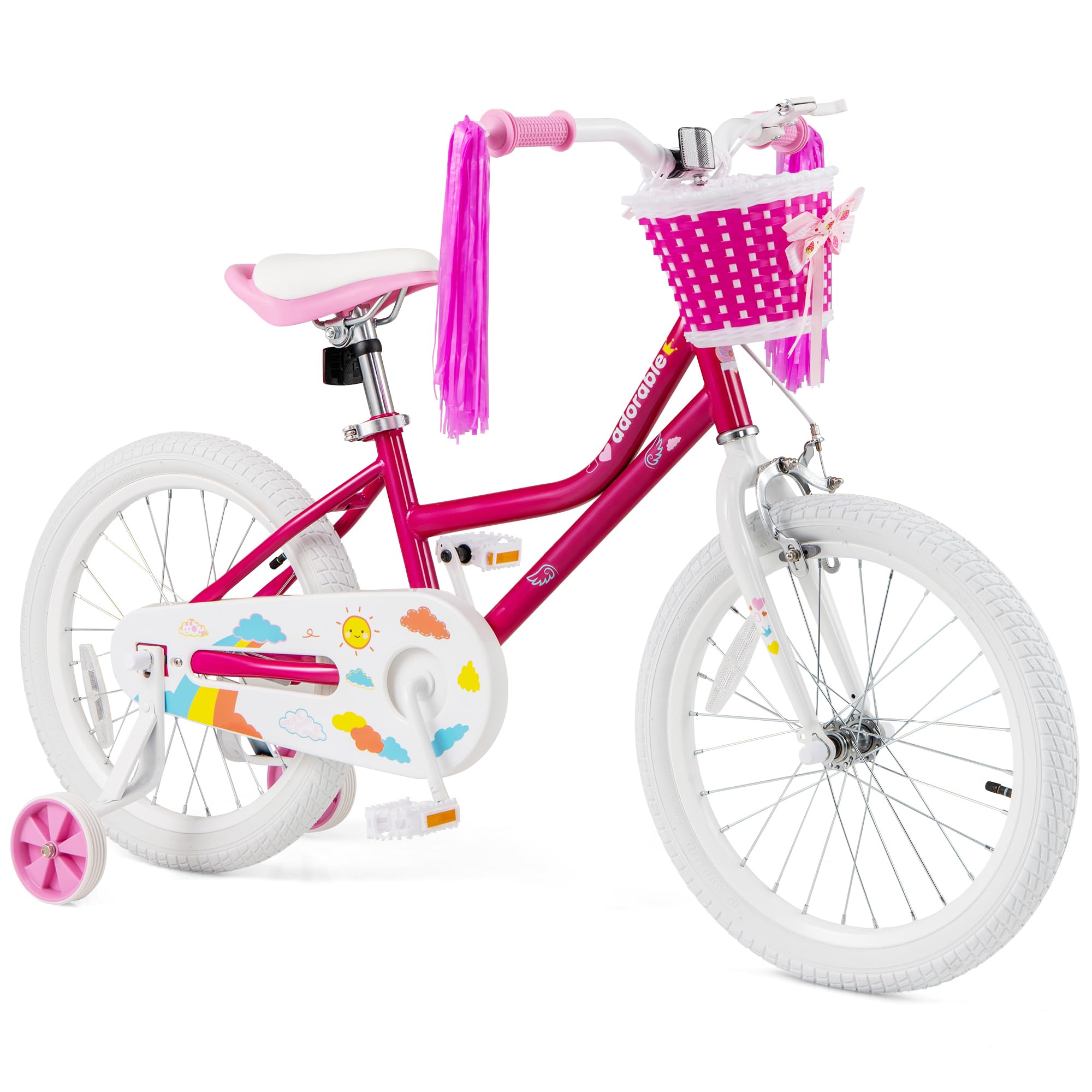 Amazon.com : BABY JOY Kids Bike, 18 Inch Bike w/Removable
