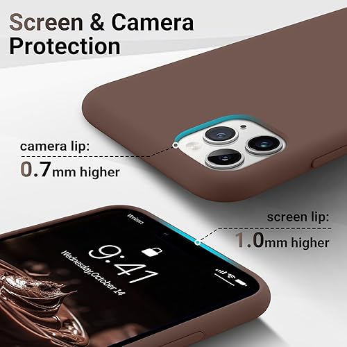 Miniatura 3 de AOTESIER Fundas compatibles con iPhone 11 Pro Max, silicona de alta calidad protección militar contra caídas y forro de microfibra suave