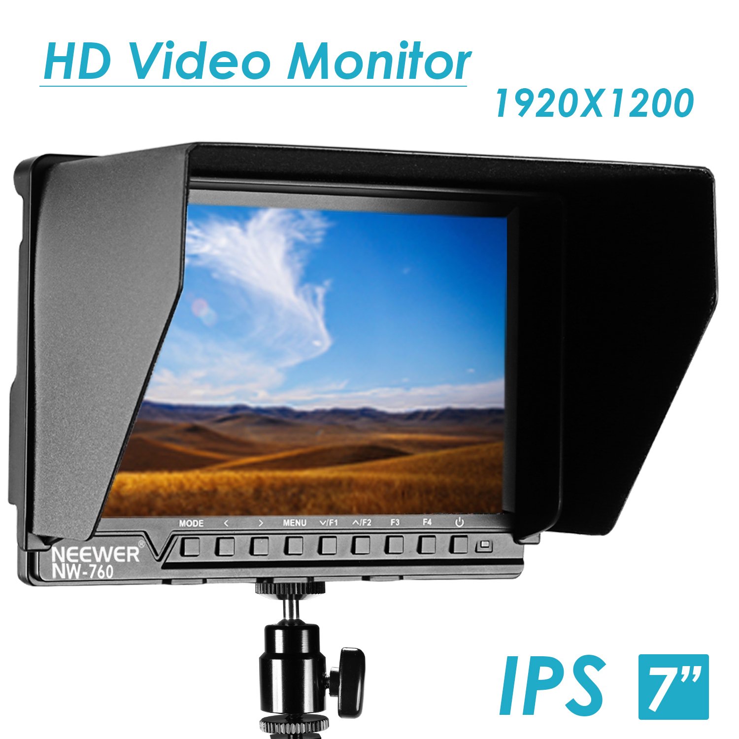 Neewer NW760 Ultra HD 7 Inches 1920x1200 IPS Screen Camera