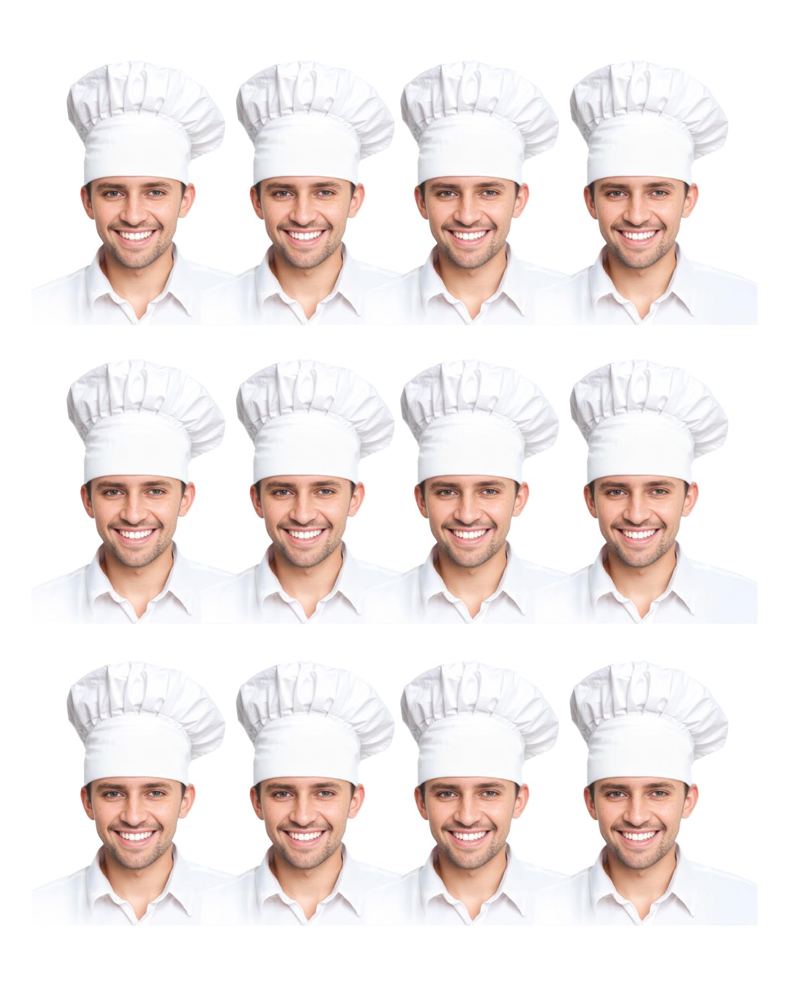 Xeoxarel Chef Hat for Men/Women, Baker Kitchen Cooking Cap