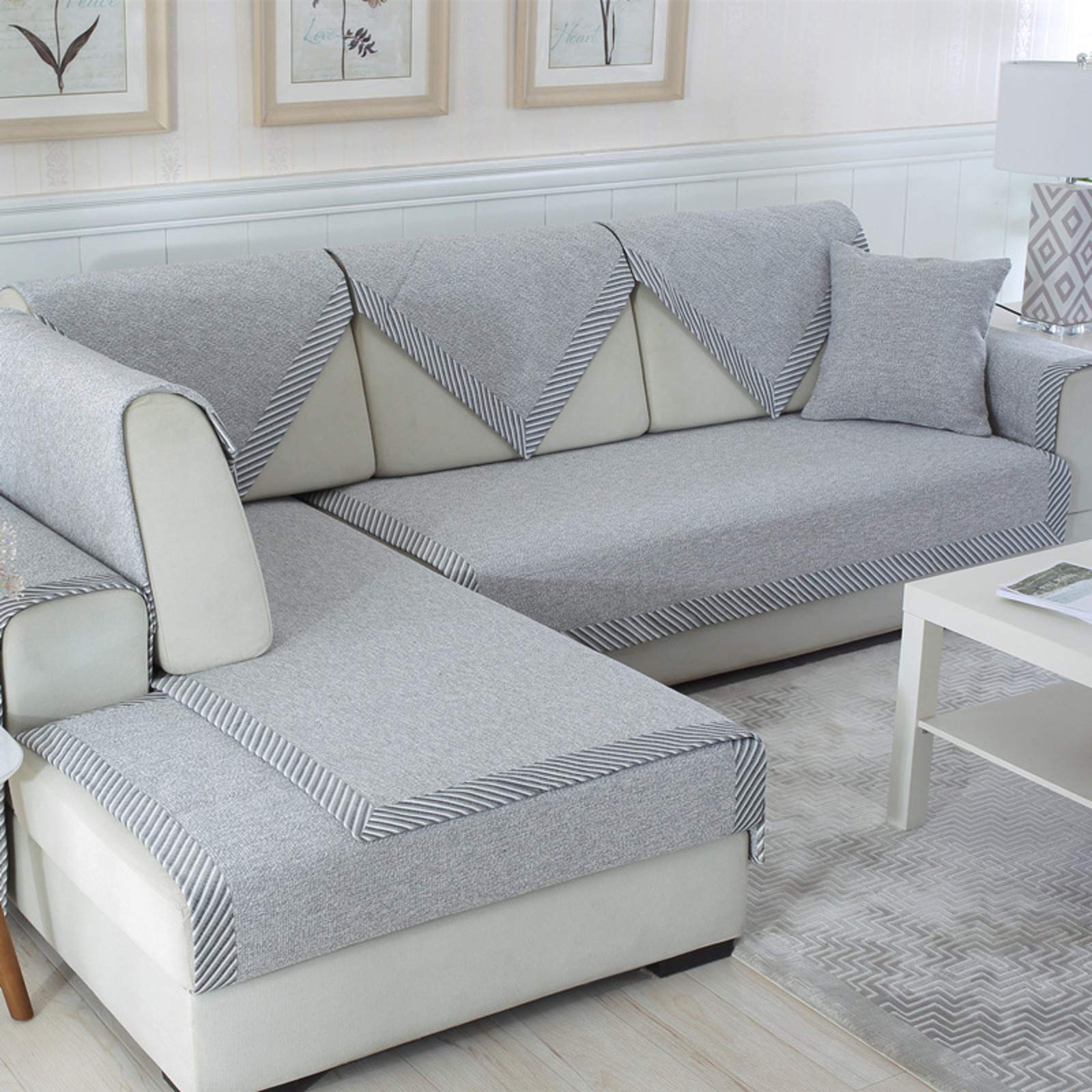 Couverture de sofa lavable 90x260cm avec envers antidérapant pour animaux