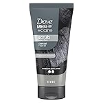 DOVE MEN + CARE Body and Face Scrub Charcoal & Clove Oil Deeply Exfoliates for Hydrated & Nourished Skin 100% Gentle Cleanser, No Sulfate Cleansers or Parabens 9 oz