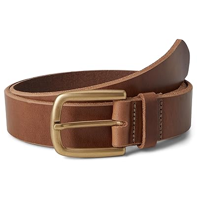 Johnston & Murphy Weathered Raw Edge Belt Men