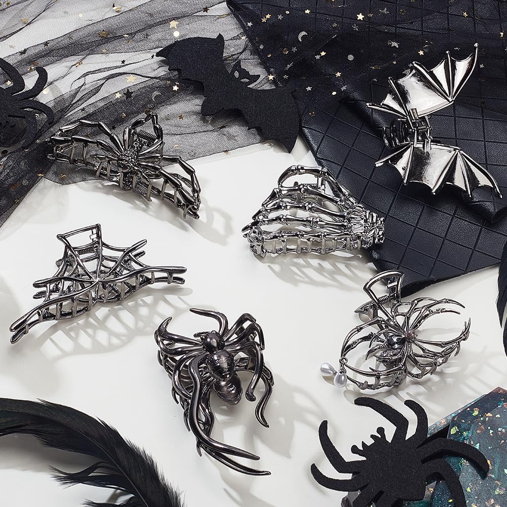 AHANDMAKER 6pcs 6 Styles Hair Claw Clips - Image 4
