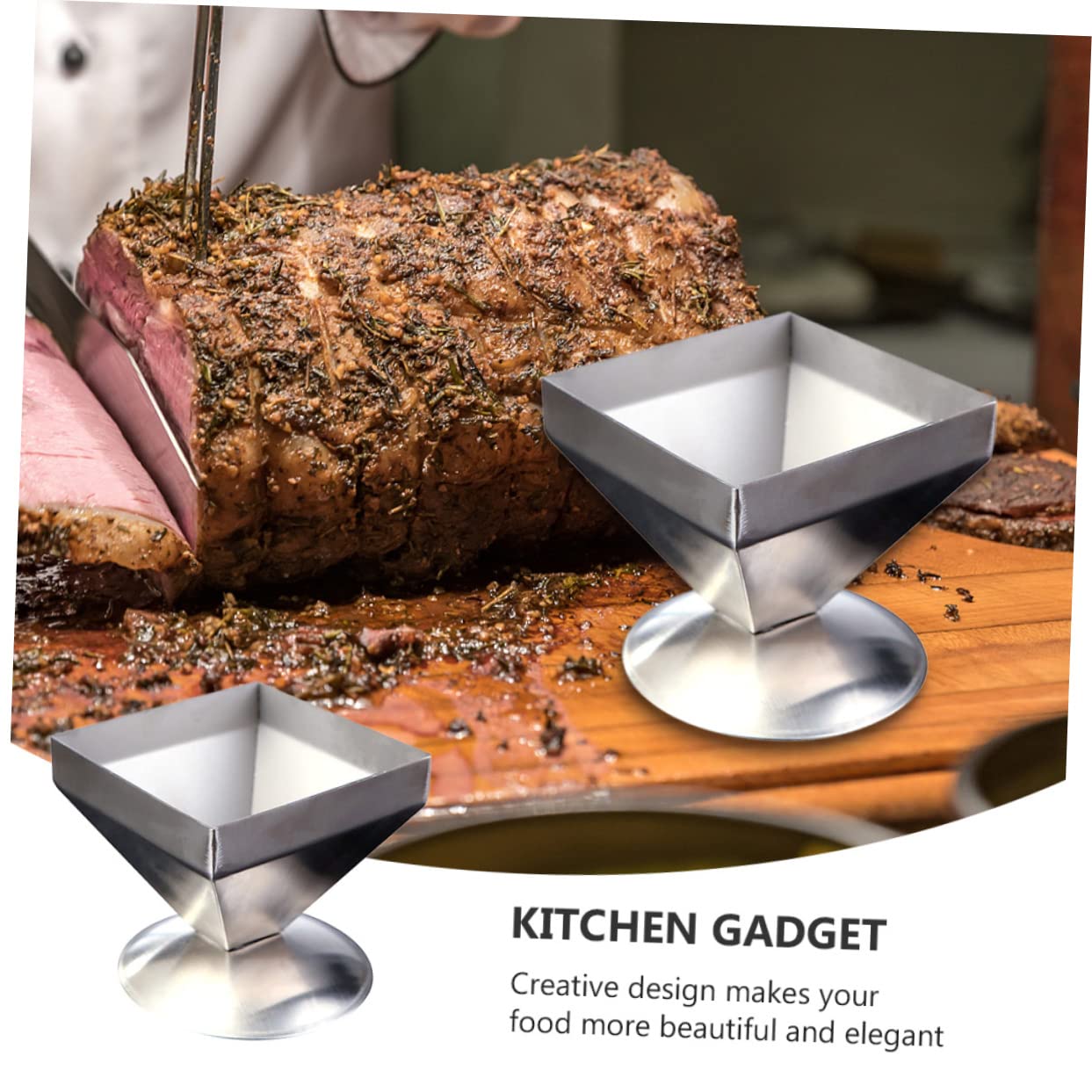 3pièces Moule à Forme De Tour Carrée Pratique Pour Cuisine De Et Plats Froids Non-adhésif Et Facile à Nettoyer
