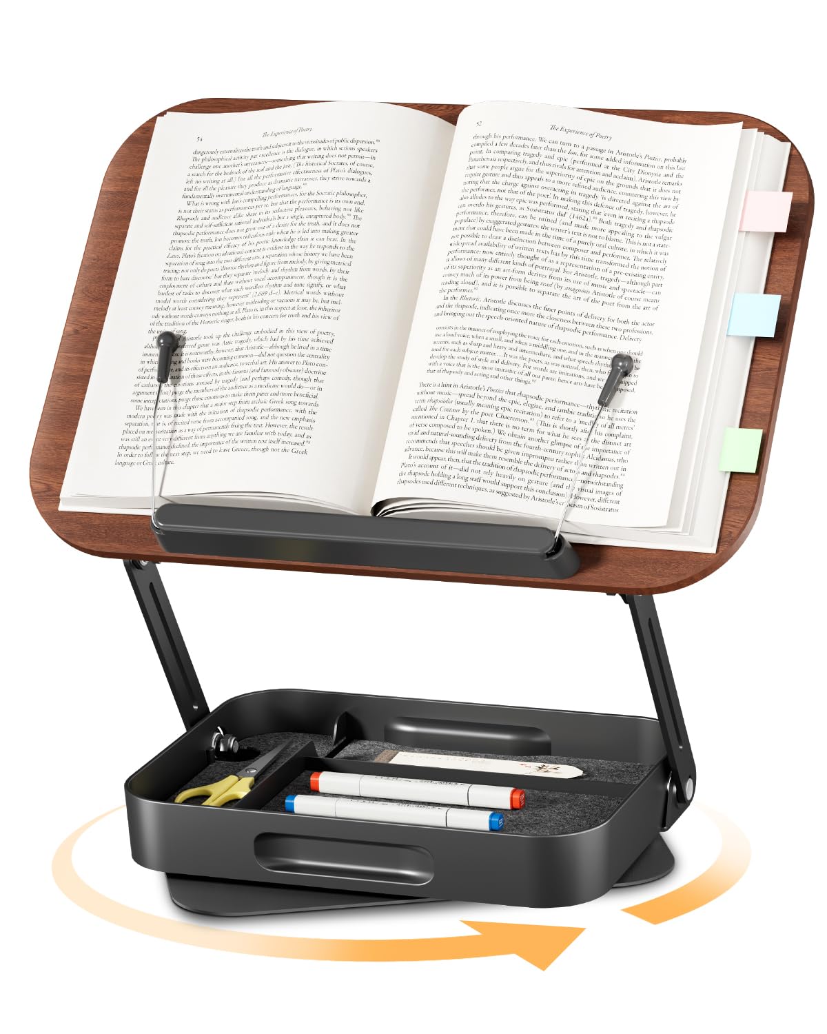 Portable Metal Adjustable Reading Book Holder Supp... - Vicedeal - View #13