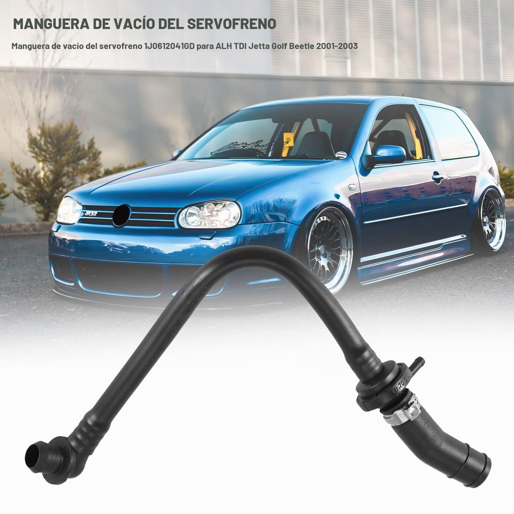 Manguera de Succión de Servofreno 1J0612041GD para ALH TDI Golf 2001 2002 2003