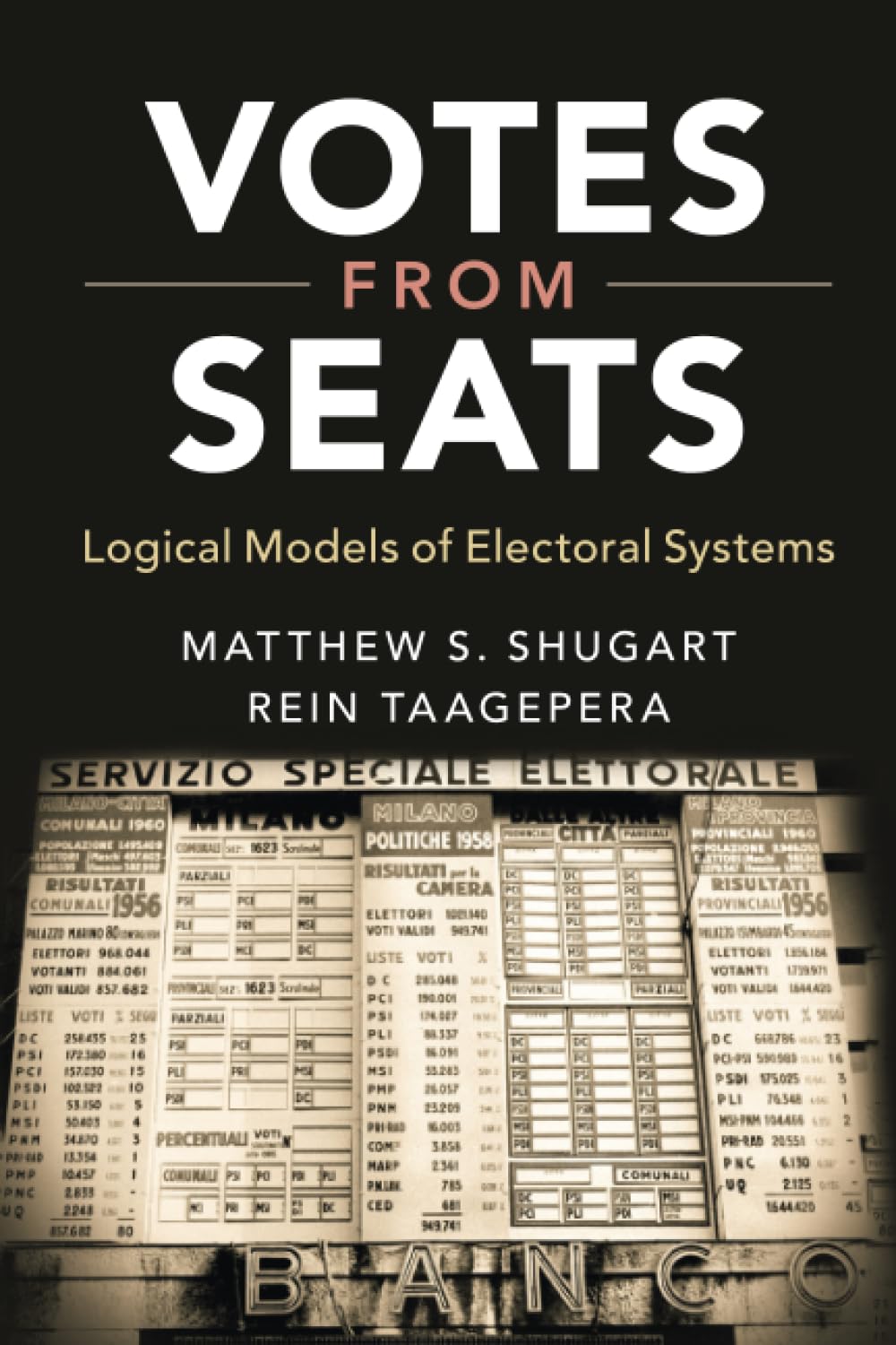 Votes from Seats: Logical Models of Electoral Systems