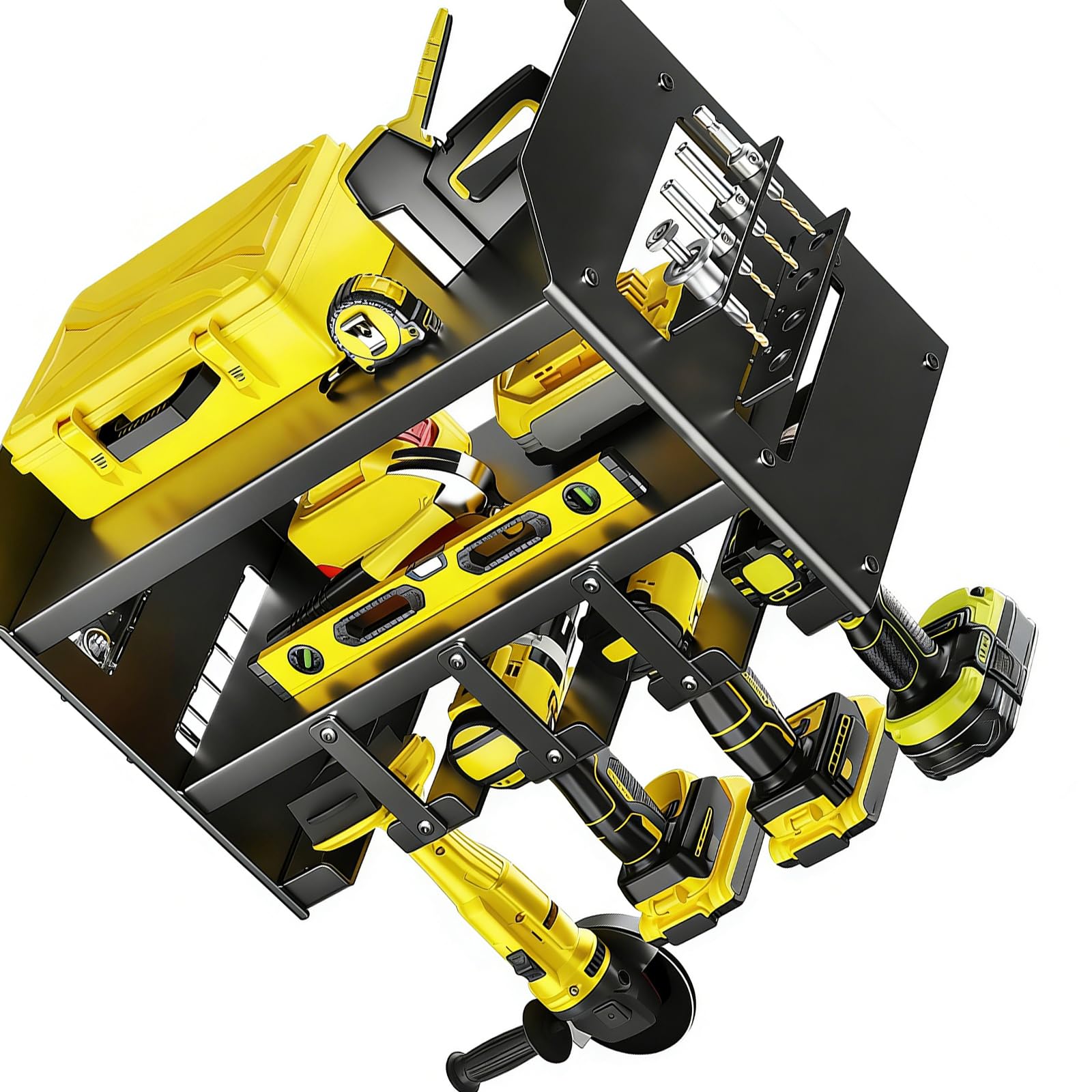 Support à outils en acier carbone idéal pour libérer de l'espace de bricolage