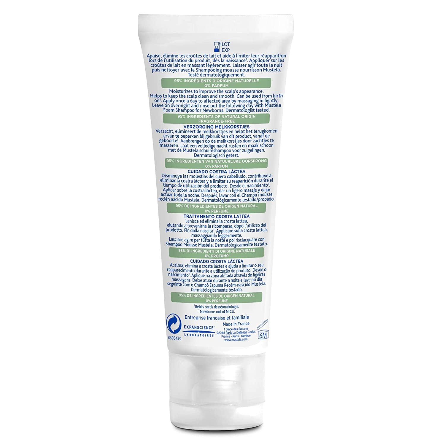 Mustela Trattamento Crosta Lattea Crema per Bambini 40ml