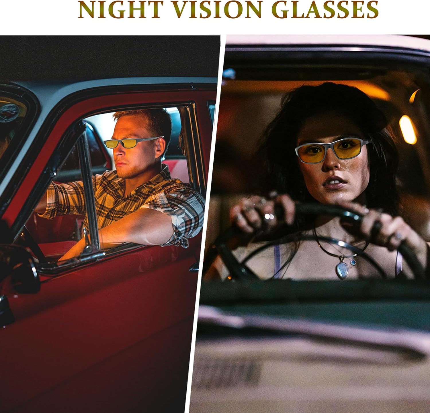 Long Keeper Polarized Night Vision Sunglasses Night Driving Glasses for Men Women Anti Glare Wraparound Sun Glasses - Image 7