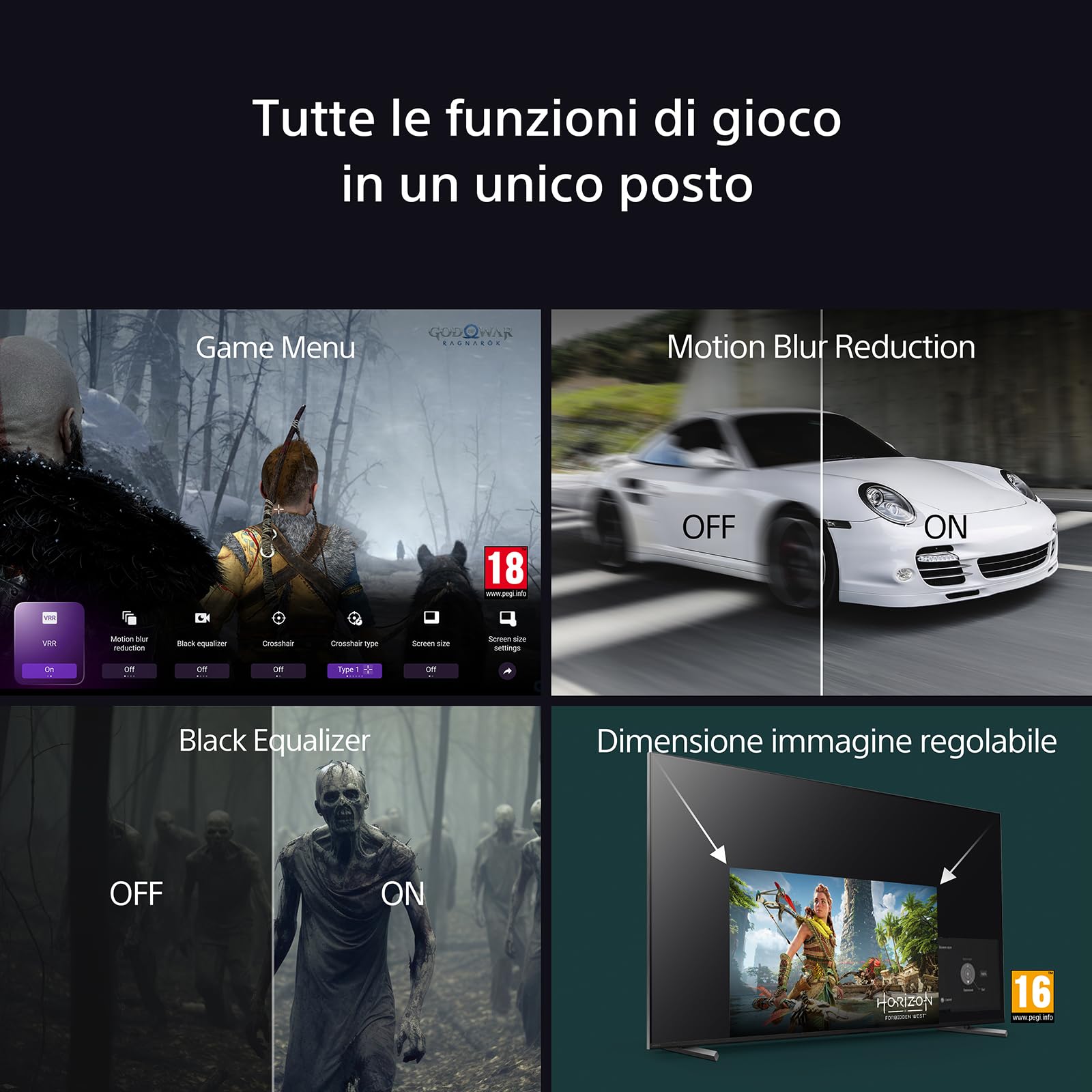 Sony BRAVIA 8 OLED 55 Pollici 4K HDR Google Smart TV | Gaming Menu per PlayStation 5, IMAX Enhanced, Dolby Vision Atmos, Chromecast, AirPlay, 120Hz 55XR80