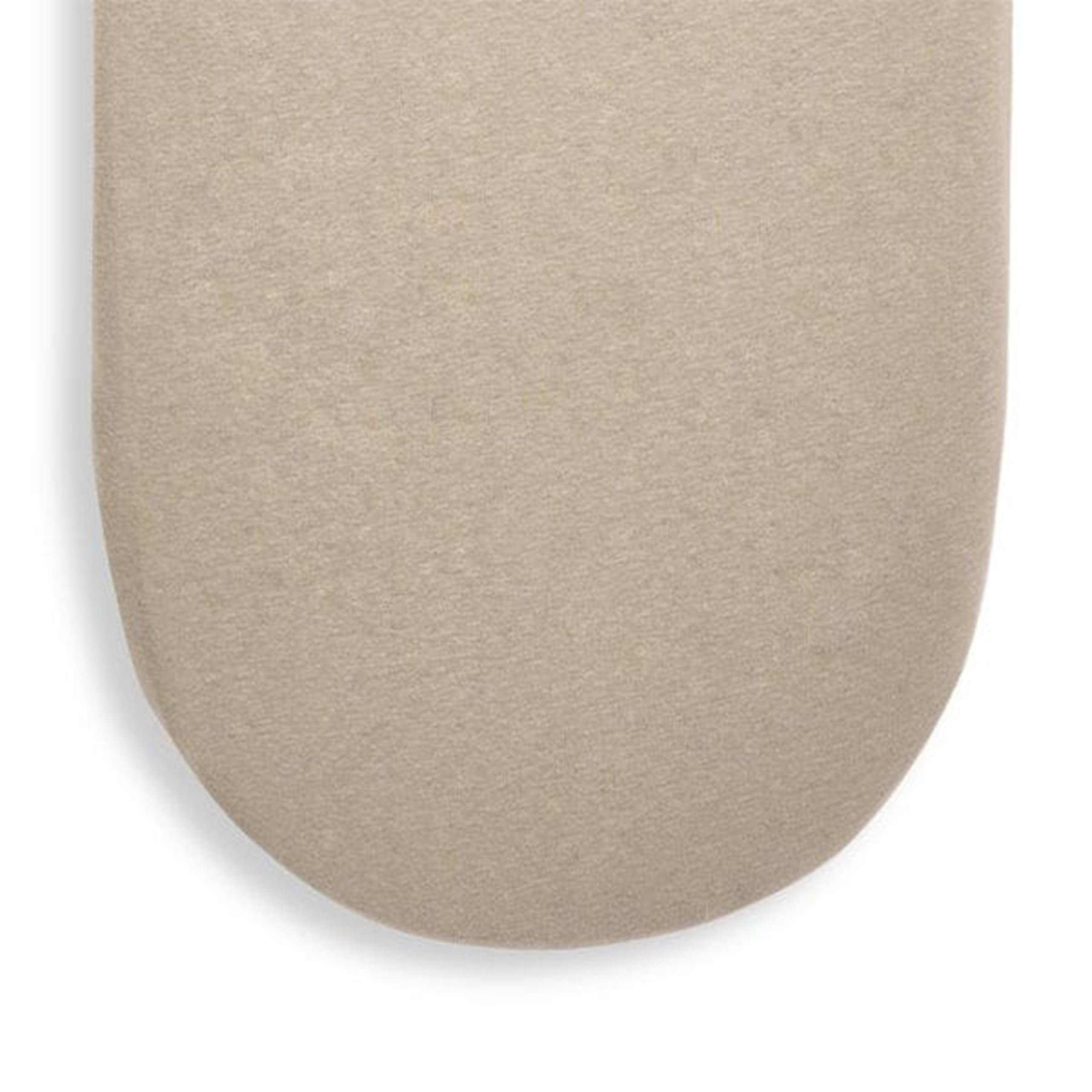 The Little Green Sheep - Moses Basket Baby Crib Fitted Sheet for the Nursery, Organic Cotton, Breathable, Super Soft and Luxurious, Neutral for Boys and Girls (35cm x 75cm) (Truffle)