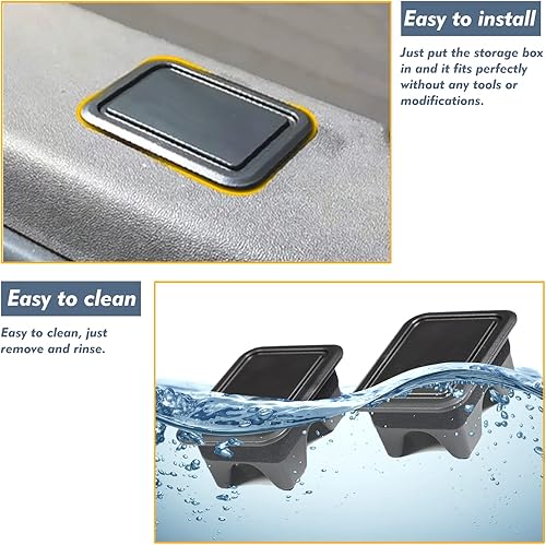 Miniatura 7 de 2023 Ram 1500 - Fundas de bolsillo para estaca de riel de cama, compatibles con tapones traseros para camiones Dodge Ram 2019-2023