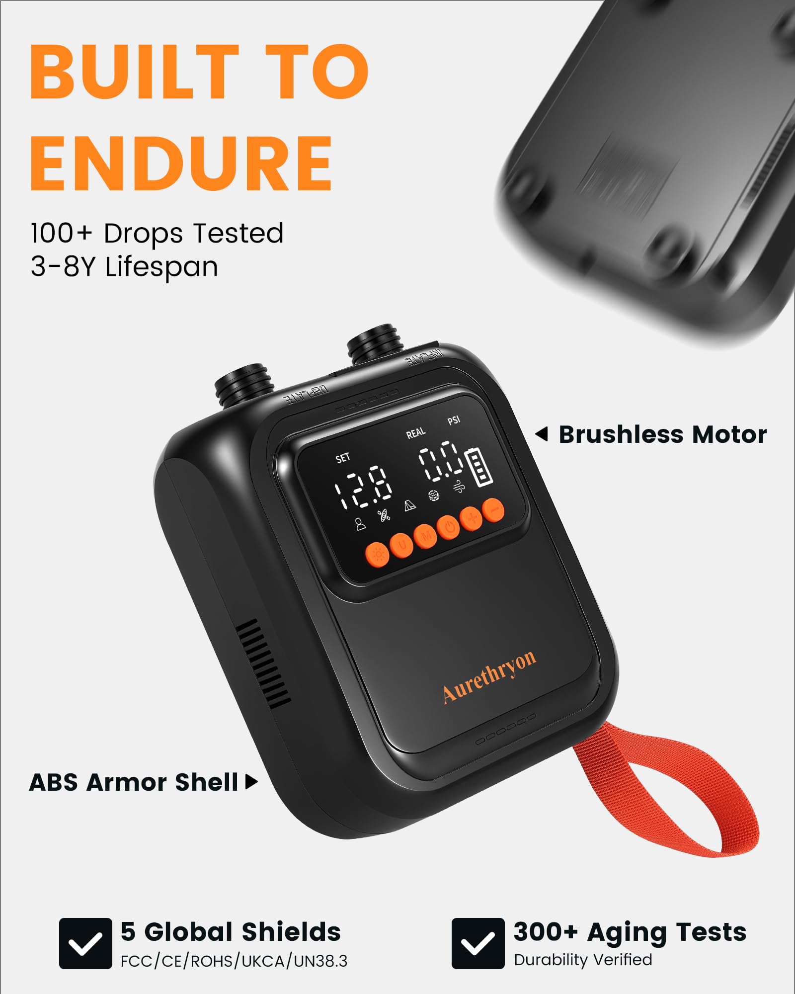 Bomba eléctrica recargable para tabla de remo, 20 PSI, batería portátil de 13500 mAh, bomba de aire USB-C SUP con inflado 260% más rápido para inflables, kayaks, tiendas de campaña, barcos, piscina
