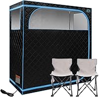 Vista 9 de Sauna infrarroja portátil para spa en casa Sauna de tamaño completo para 1 persona Tienda de sauna de infrarrojos lejanos de tamaño completo