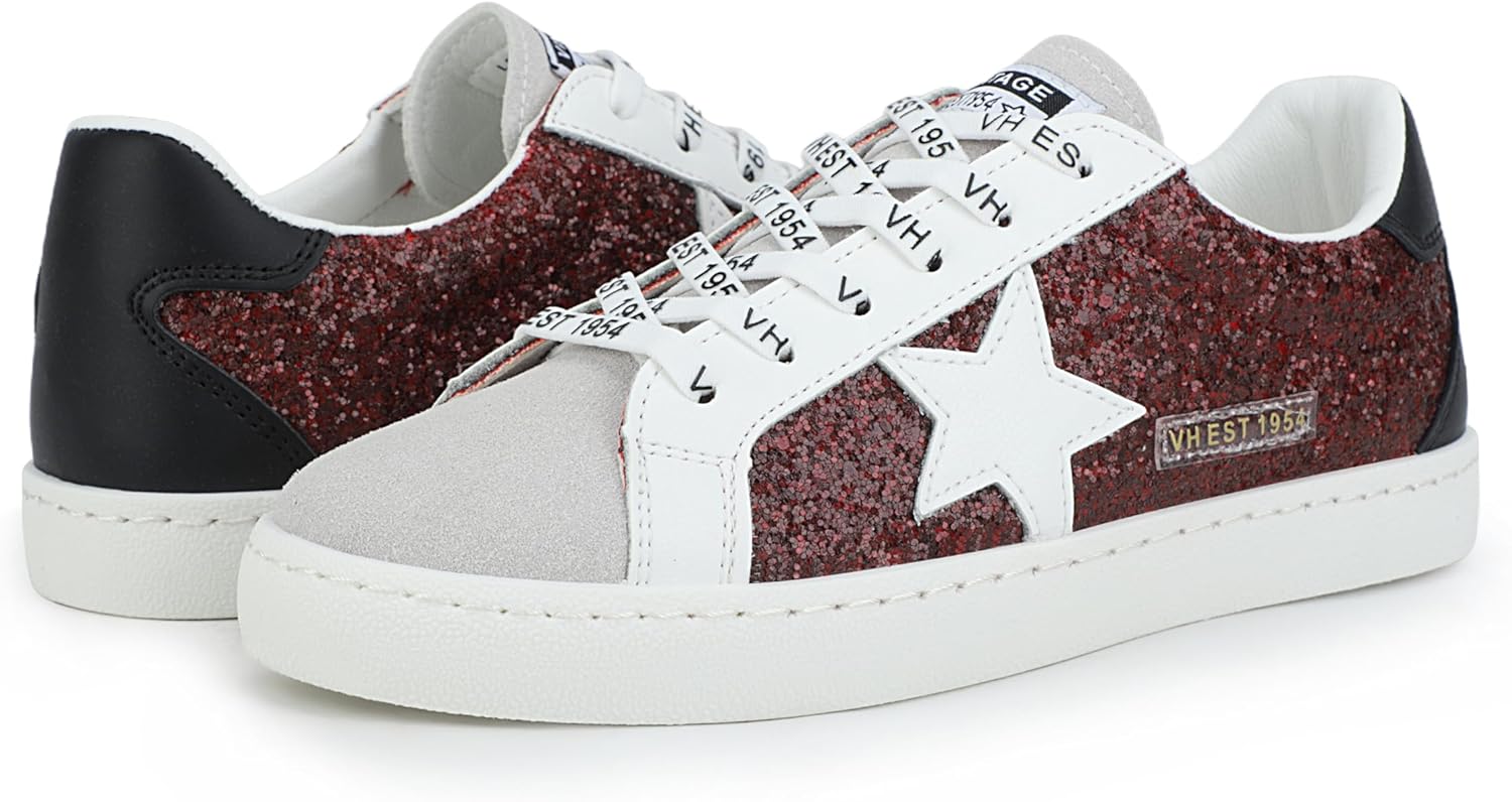 VINTAGE HAVANA Women’s Fashion Sneakers | Casual Lace up Low Top Tennis Shoes | Cute Trendy Dressy Sneakers - Image 2