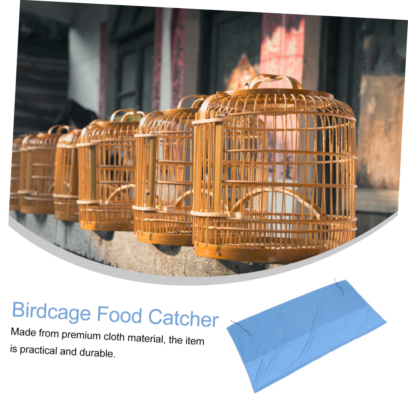 minkissy 3pcs bird cage budgie cage cover parrot cage cover macaw cage cover lovebirds papagei cage catcher blackout cockatiel cage cover fabric cage net cover winter cloth Thermal supplies