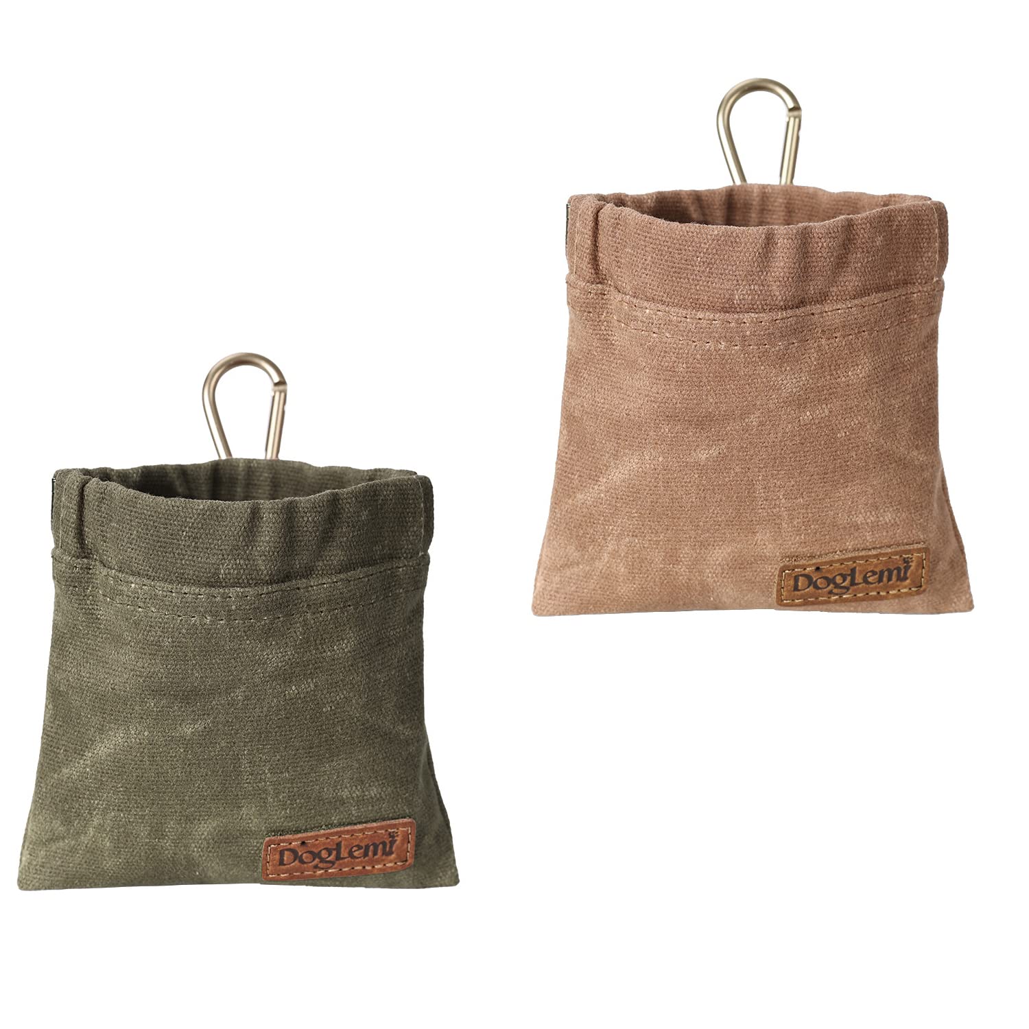 2 Pieza Bolsa premios Perro, Bolsa Premios Perro Adiestramiento, Bolsa de Entrenamiento para Perros, Bolsa de golosinas para Mascotas con Banda retráctil elástica, Bolsa de bocadillos Manos Libres