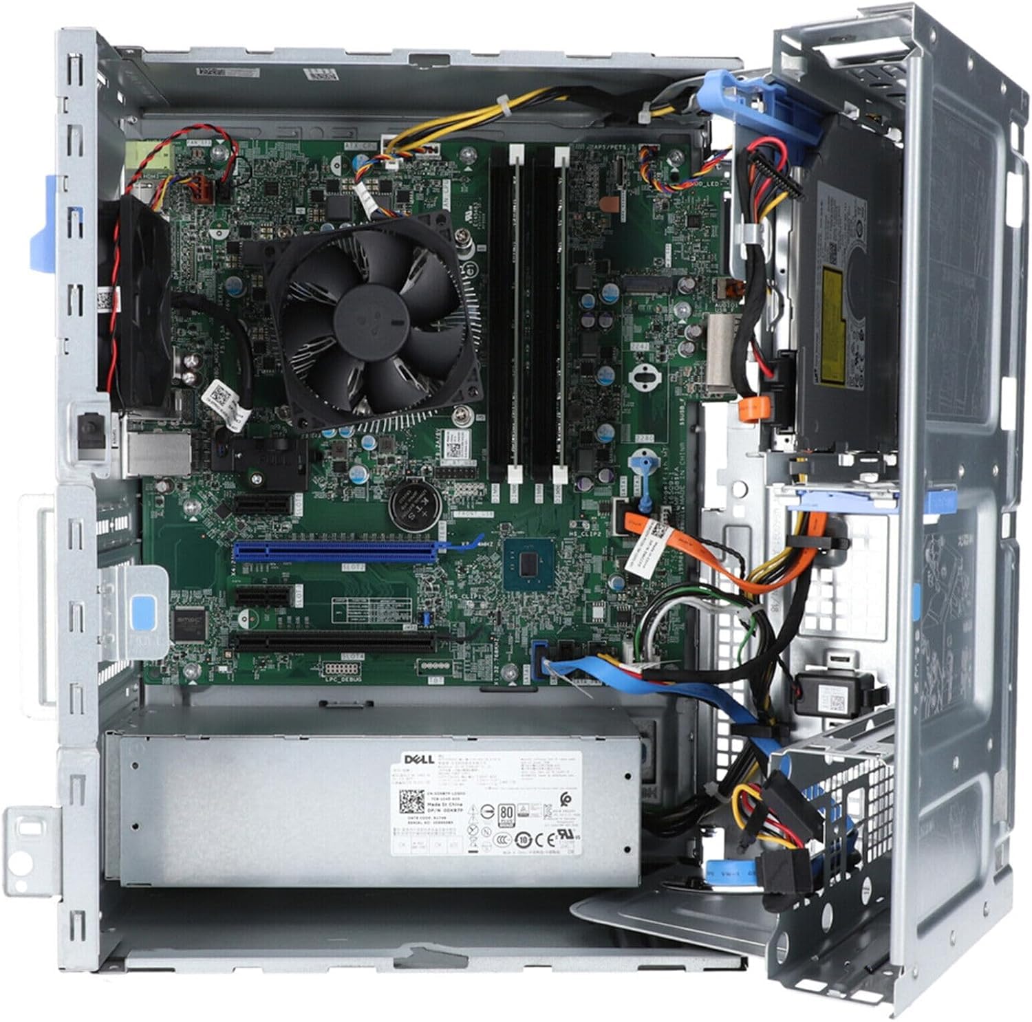 Dell Optiplex 7050 TWR PC Computer Fisso Intel Core i7 6th, Ram 16Gb, SSD 256Gb, WiFi Usb, Hdmi + DisplayPort, Windows 11 Pro + Libre Office (Ricondizionato)