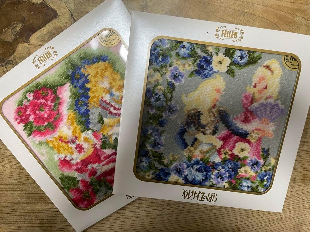 フェイラー ベルサイユのばらコラボハンカチ 2枚セット 万平ホテル