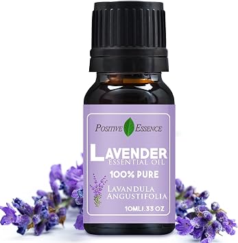 Lavender Essential Oil, 100% Pure & Undiluted, 10 mL / 0.33 fl oz