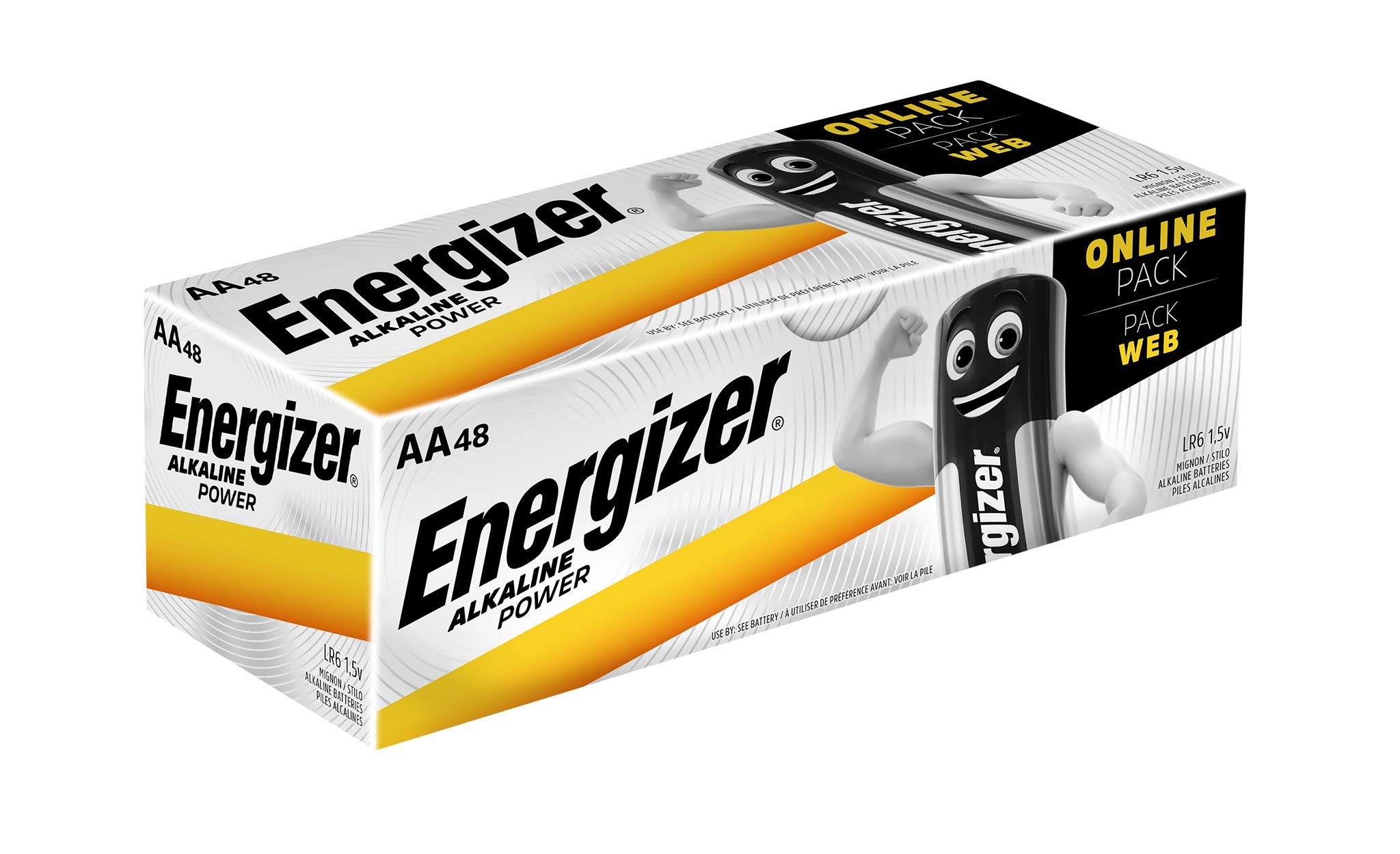 Alkaline Power AA, 48 Pack & Alkaline Power AAA, 24 Pack