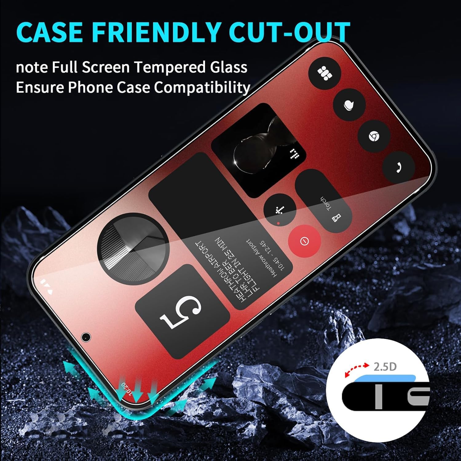 Amazon | (2枚入り)For Nothing CMF Phone 1 保護フィルム 強化