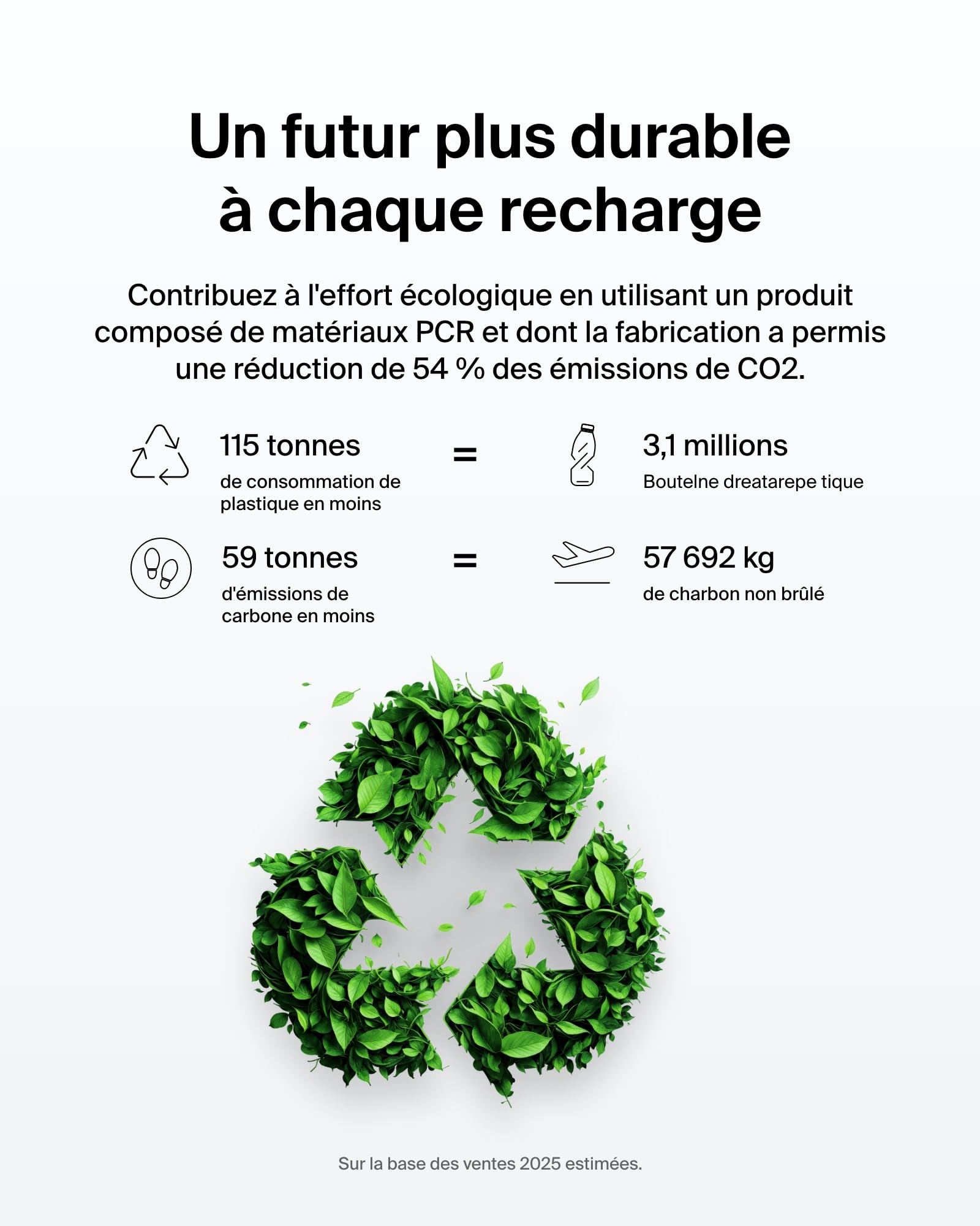 Belkin Eco Câble USB-C vers USB-C avec gaine tressée, 3 m, 240 W, doux au toucher, souple, Câble de recharge rapide, pour iPhone 16, Galaxy S25, Pixel 9, MacBook, iPad Pro, etc. - Blanc (USB 2.0)