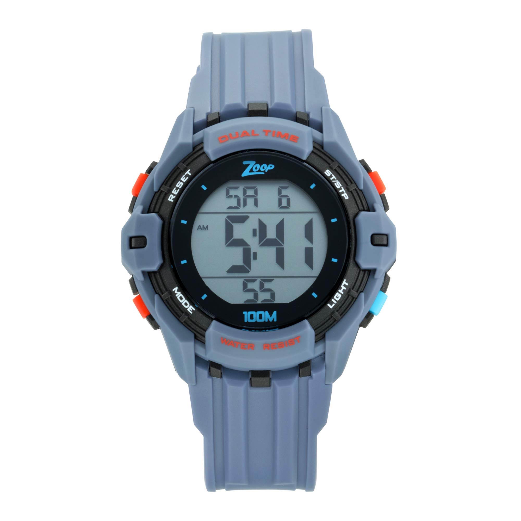 Silicone Digital Black Dial Unisex-Child Watch-Nr16012Pp01