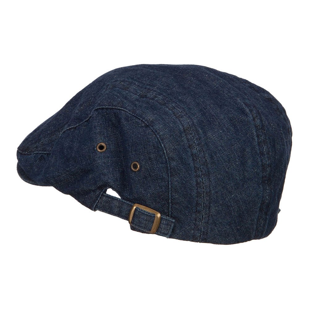 sn Black Genuine Leather Peaked Biker Muir Army Gay Cap Hat (Medium)