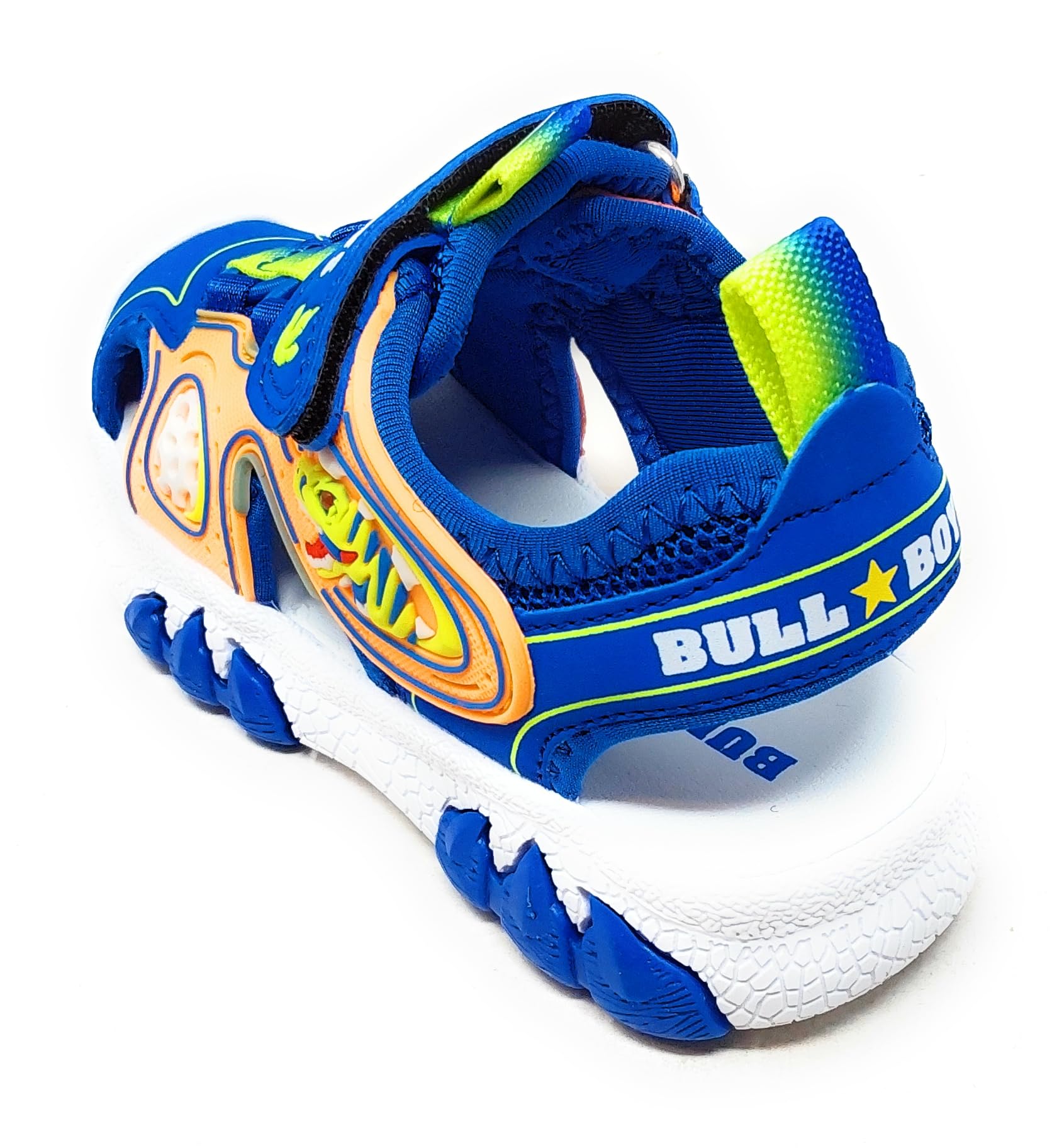 Bull Boys DNCL5191 Sandalo Sneakers in Mesh Azzurro con luci