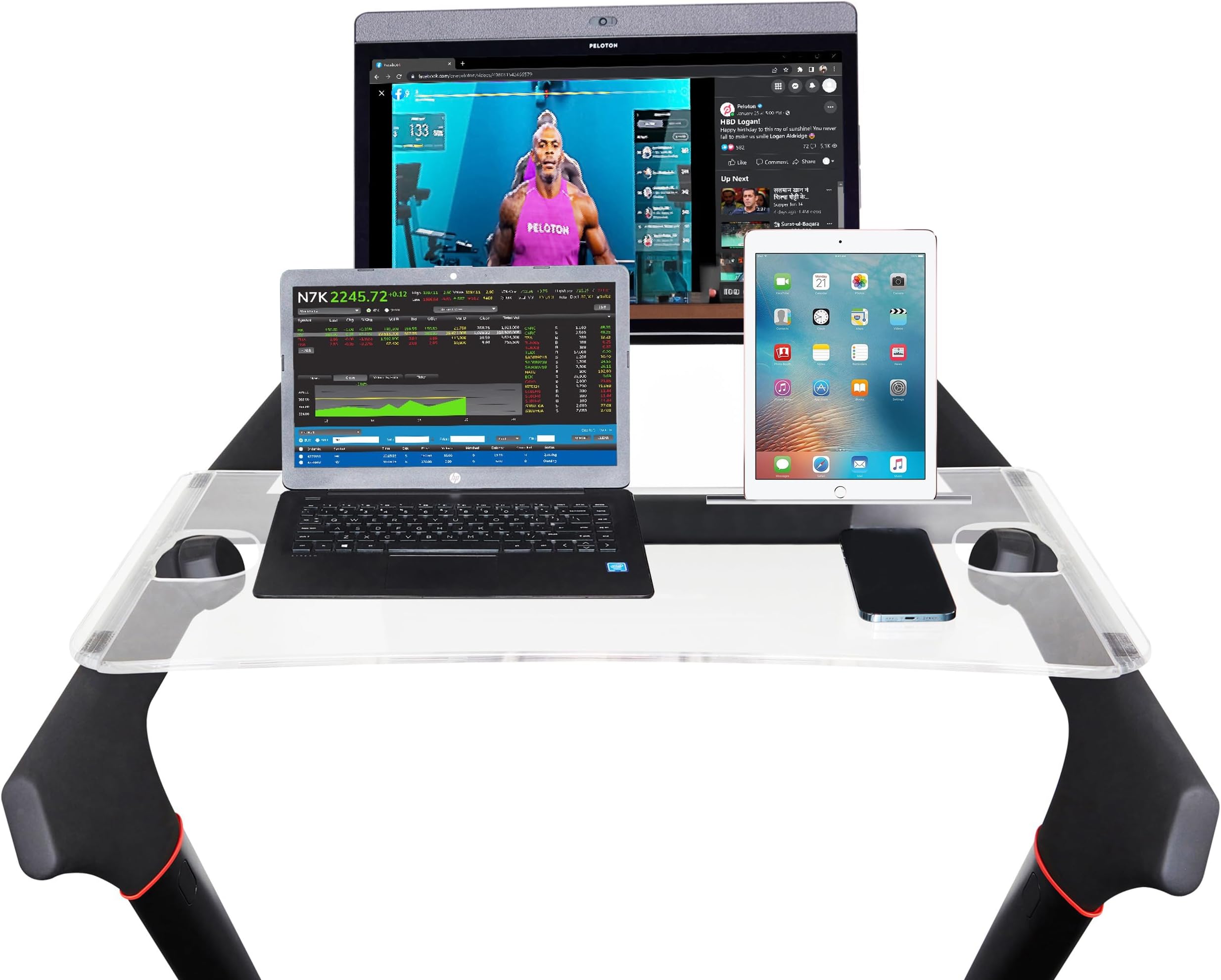 COSPARX Treadmill Tray Compatible with The New Peloton