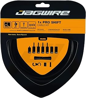 Jagwire - Universal 1x Pro Shift Kit |for Road, MTN, and Gravel Bike | SRAM and Shimano Shifter Compatible | Stealth Black