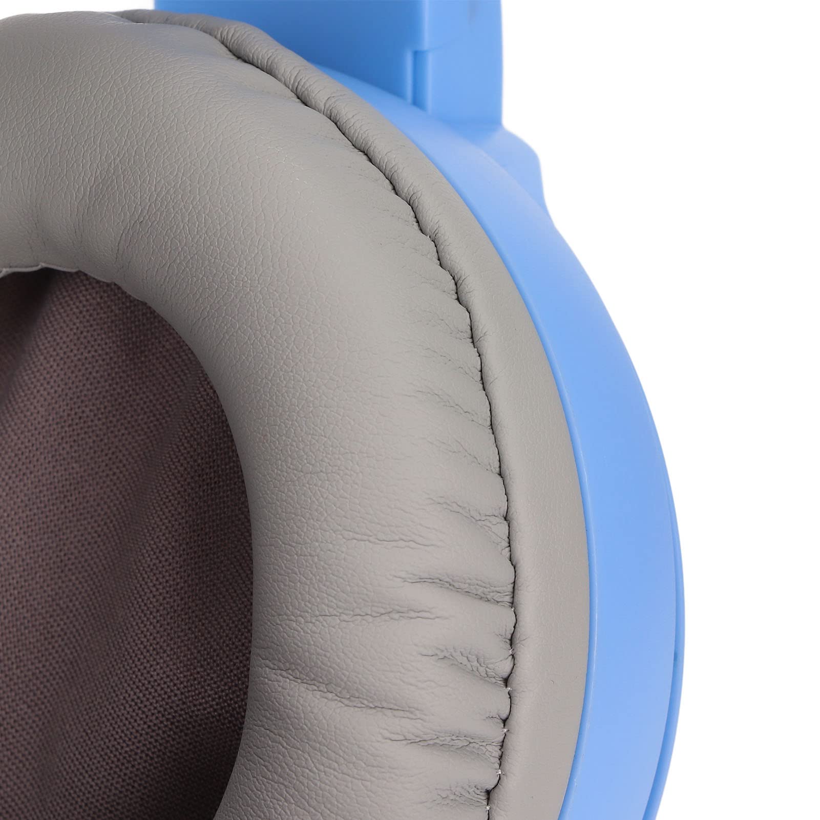 Cuffie da Gioco Cat Ear, Driver da 50 MM Surround Ear Design con Cancellazione Del Rumore Spina per Microfono Cuffie da Gioco con USB e Spina da 3,5 MM, 20Hz‑20KHZ Microfono Muto per PC(Blu)