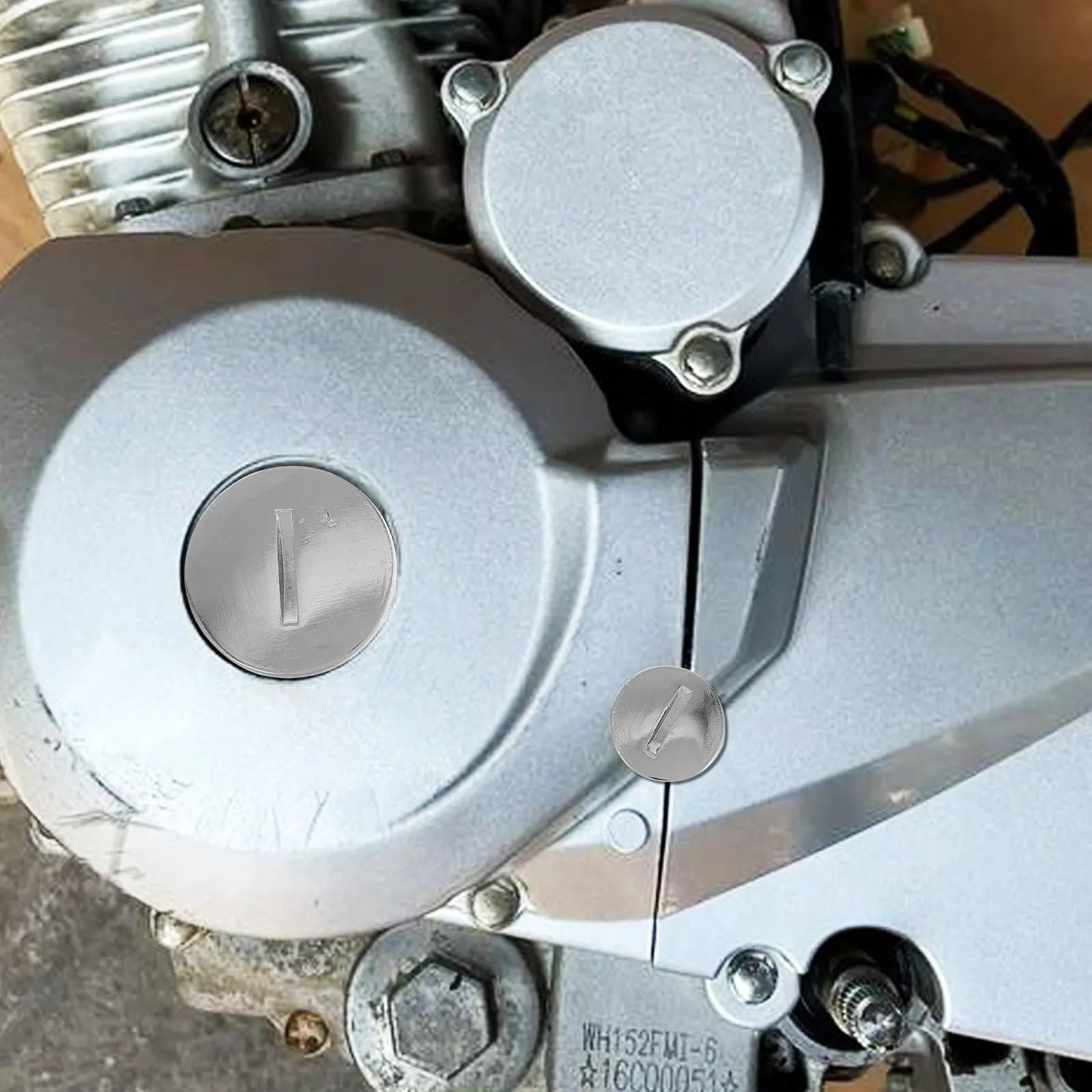 Per moto Atv 70-125 cc Piastra Paramotore Motore | Accessorio motore motore statore coperchio laterale