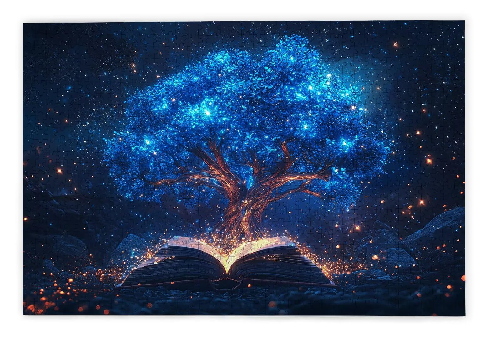 Puzzle 3000 Piezas, Puzzle Árbol de Vida con Caja Regalo para Adultos, DIY 3000 Piezas Rompecabezas de Madera para Adultos, Rompecabezas Desafiante para Decoración Hogar y Paredes, Regalo Mujer, F-91