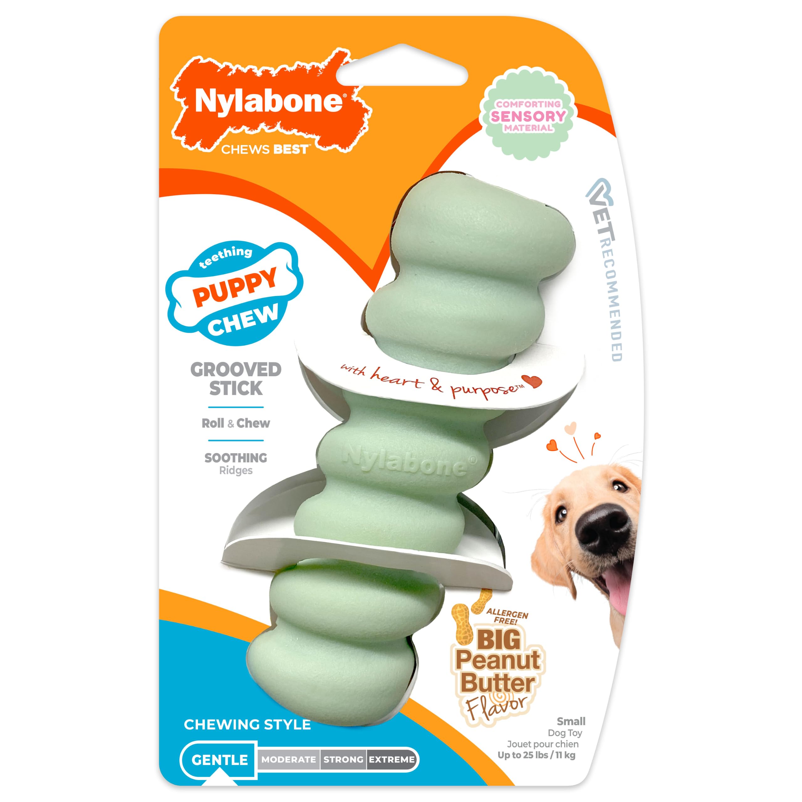 Nylabone Dotykowe zabawki dla szczeniaków Rozmiar S/standardowy (1 sztuka)