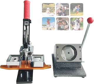 Magnet Maker Kit – Craft Machine for Custom Magnets, Includes Press + Paper Cutter + 200-Piece Supplies, Compatible with Acrylic & Cardboard (2 * 2 in)